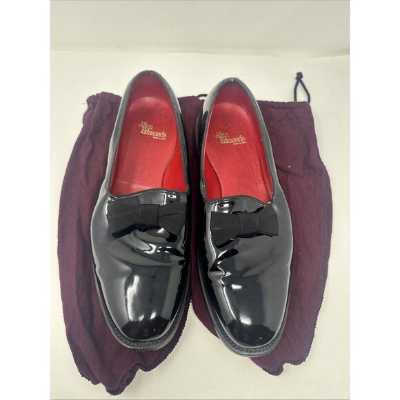 Allen Edmonds Black Patent Leather Formal Dress Shoes Tuxedo Bow Tie SZ 11.5 EE main image 4